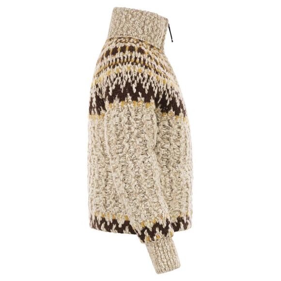 Moncler Grenoble Women Girose Cardigan With Zip In Wool Blend